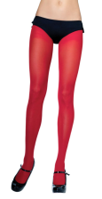 red fashion tights